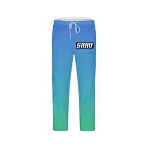 Custom printed GAA <b>trousers</b> with <b>breathable</b> fabric elastic waist for Gaelic football camogie and hurling club wear OEM MOQ - Product Image 2