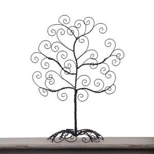 Spiral Iron <b>Wire</b> Vintage Eco-Friendly Card <b>Holder</b> Black Finished Perfect for Christmas Home Holiday Festive Tabletop Decor - Product Image 2