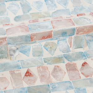 Boîte décorative artisanale en nacre, incrustation de coquillages, rangement de bijoux pour la décoration intérieure haut de gamme - Product Image 3