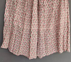 Falda Midi de algodón hecha a mano para mujer transpirable y serigrafiada con cintura natural tamaño libre - Product Image 3