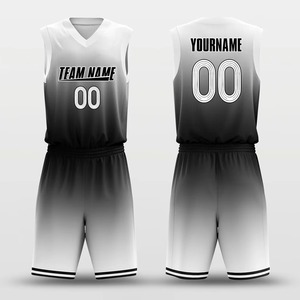 Vente en gros de maillots et shorts de basket-ball personnalisés, kit d'entraînement de vêtements de sport d'équipe respirants à séchage rapide par sublimation multicolore - Product Image 6