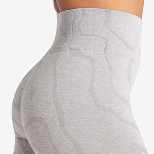 Custom Logo Fitness Clothing Sports Tight Yoga <b>Leggings</b> V Shaped Cut Waist <b>Camo</b> Printed Gym <b>Leggings</b> - Product Image 5