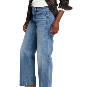 Jeans en denim de qualité supérieure pour femmes coupe ample 100% coton short en jean blanc logo personnalisé broderie Baggy Fit décontracté grande taille mode - Product Image 5