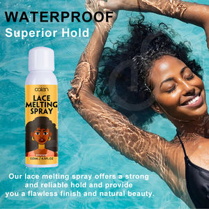 Oalen Logo Personalizado Super Sticky Upgrade Sin Residuos Extra Hold Wig Spray Best Melting Spray - Product Image 5