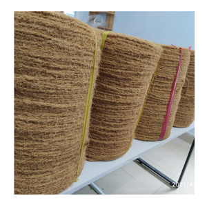 Corde de coco naturelle durable et corde de coco faite à la main pour tapis élégants tapis et décoration extérieure dans la station balnéaire - Product Image 1