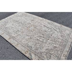 พรมขนแกะตุรกี9,7ft 6ชิ้นวินเทจผ้าทอสีเบจสีน้ำตาลและสีเบจสำหรับตกแต่งห้องนั่งเล่นพื้นหลัง - Product Image 2