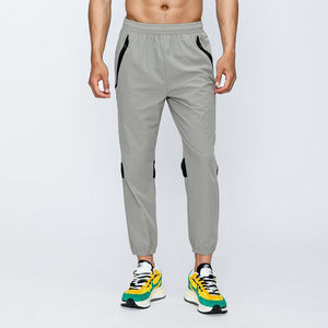 Pantalon cargo droit multi-poches personnalisé en gros pour hommes pantalon droit décontracté de style Hip Hop avec cordon de serrage teint en plaine - Product Image 6