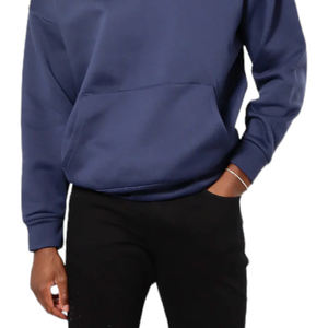 Buena Calidad Top Design Men's Street Wear Sudaderas con capucha en stock Suministro directo de fábrica Hombres Oversize Drop Shoulder Hoodie - Product Image 2