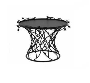 ขาตั้งเค้กโลหะลายดอกไม้ พร้อมท็อปเหล็ก งานฝีมือ ขาตั้งขนมหวานโลหะ ขายดี ขาตั้งเค้กสำหรับงานแต่งงาน - Product Image 1