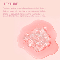 Sérum Brume Gelée aux Exosomes PDRN Marque Blanche avec Huile Essentielle de Rose Hydratant et Raffermissant pour le Visage 100ml OEM ODM