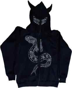New Arrival 2025 <b>Rhinestone</b> <b>Hoodies</b> For Men Custom Design Men Fleece <b>Rhinestone</b> <b>Hoodies</b> Light Weight <b>Rhinestone</b> <b>Hoodies</b> - Product Image 4