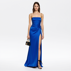 2026 Women <strong>Dress</strong> Manufacturer Elegant Prom Formal <strong>Dresses</strong> Evening <strong>Party</strong> Gown <strong>Royal</strong> <strong>Blue</strong> Deep V Neck High Slit Sexy Maxi <strong>Dress</strong> - Product Image 2