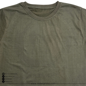 Camiseta de Manga Corta para Hombre, 100% Algodón Teñido en Hilo, Personalizable, Talla Grande, Transpirable, Tejida, Ecológica, Informal de Primavera - Product Image 4