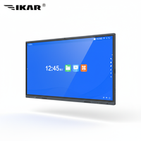 Pizarra Interactiva de 65 Pulgadas con Pantalla Táctil Infrarroja de 40 Puntos, 4K UHD, Android 13, Sistema Dual, para Aulas y Conferencias, Directo de Fábrica