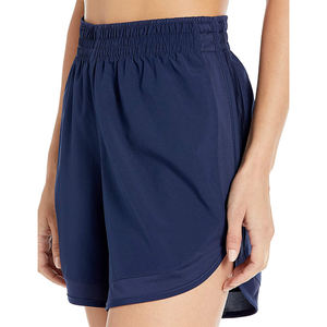 Classique lavé Denim Vintage inspiré taille haute coupe ample à la mode tous les jours Shorts pour les femmes - Product Image 5