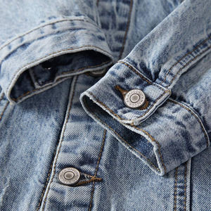 Offre Spéciale Veste Denim Lourde pour Hommes à Prix Bon Marché Style Unique Demande du Client Hommes Veste Denim d'Hiver pour Adultes - Product Image 6