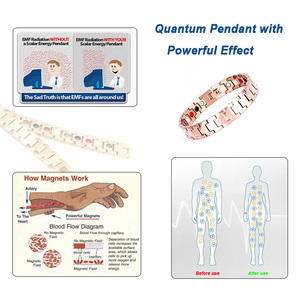 Gelang magnetik terapi kesehatan pria wanita, perhiasan tangan terapi penyembuhan magnetik Stainless Steel - Product Image 5