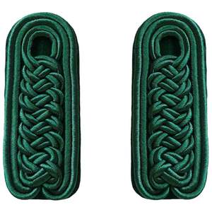 Chevron de mayor, plateado sobre fieltro negro, NUDO DE HOMBRO MASCULINO, RAYÓN DORADO Chevron de mayor, plateado sobre fieltro negro - Product Image 2