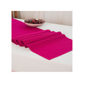 Caminos de mesa de Color crema de algodón 100% de alta calidad para el hogar, cocina, comedor, decoración, mantel lavable acanalado, reutilizable - Product Image 2