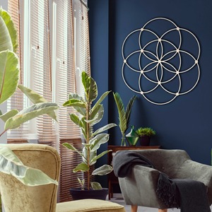 Arte de Pared de Metal de Alta Calidad Inspirado en el Sol, Escultura de Hierro Hecha a Mano, Elegante Decoración de Pared para Interiores del Hogar - Product Image 6