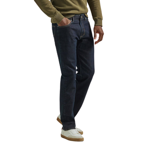 Pantalones vaqueros de pierna cónica de movimiento extremo para hombre, Ajuste Recto de cristal bordado alto, máxima comodidad, Denim ligero medio informal de invierno - Product Image 3