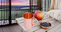 Classique 16 oz Moscou Mule Cuivre Tasses Pur Solide Cuivre Bière Stein Verre Sublimation Caractéristique Eau Vin Lisse Fini