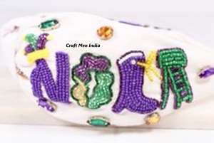 2025 charmants bandeaux de perles pour la mariée et les occasions spéciales Mardi Gras perlé élégant et confortable pour les femmes et les filles - Product Image 3