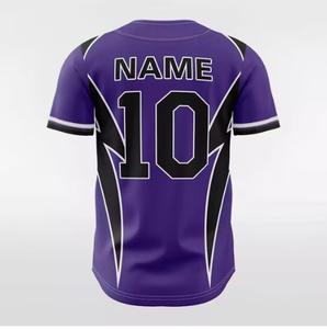 Camiseta de Béisbol y Sóftbol Sublimada, Personalizada, de Alta Calidad, Transpirable, de Secado Rápido, Antibacteriana, con Cuello en V, Nombre del Equipo y Bolsillos para Hombre - Product Image 6