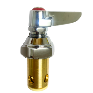 HDZ0010 Modern Zinc and Brass Chrome Plated Lever <b>Handle</b> Faucet with Brass Stem - Product Image 1