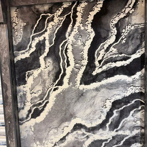 Alfombra Moderna Adiva, Rectangular, Jacquard, Hecha a Máquina, de Polipropileno, Yute y Poliéster, Tejida, de Pelo Alto, Gruesa, Resistente a las Manchas, Abstracta - Product Image 1