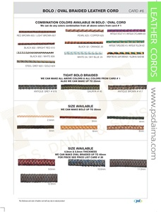 Cordón de cuero trenzado, Bolo antiguo - Product Image 6