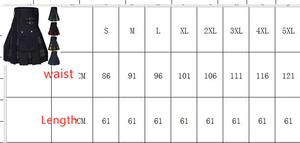 Écossais pour hommes Kilt mode décontracté rétro Style écossais poche jupe plissée personnalité traditionnelle Kilts motif à carreaux jupes - Product Image 6