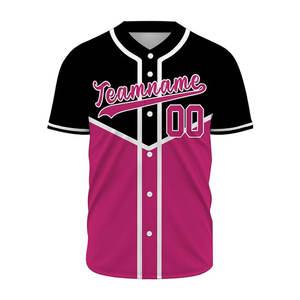 ขายส่งเสื้อเบสบอลแบบกำหนดเองพิมพ์ชื่อ/หมายเลข/โลโก้เสื้อฮิปฮอปชุดกีฬาเบสบอลสำหรับผู้ชายผู้หญิง - Product Image 5