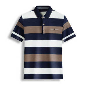 2025 Polo con logotipo personalizado para hombre, camiseta Polo de Golf de algodón de alta calidad, servicio OEM/envío gratis/muestra disponible - Product Image 1