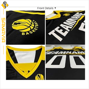 Maillots de basket-ball réversibles en maille: fabricant américain, vêtements d'équipe double face - Product Image 5