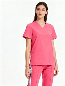 Haute qualité vente respirant femme gommages médicaux ensembles en gros fabrication uniforme pour femmes tissu doux infirmière gommages - Product Image 5