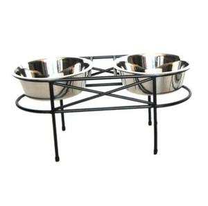 Comedero Rectangular de Hierro Resistente con Acabado Antiguo para Perros y Gatos, con Grabado en Relieve y Logotipo Personalizado, Precio de Fábrica - Product Image 3