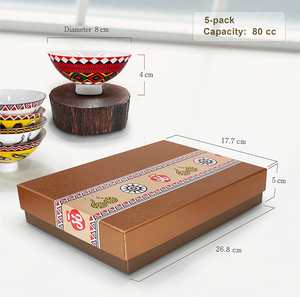 Service à thé en porcelaine chinoise traditionnelle Shin Tai Yuan, cinq pièces, motif Quatre Dieux, compatible lave-vaisselle et micro-ondes, coffret cadeau - Product Image 2