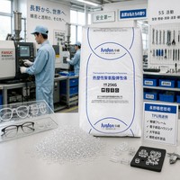 Granulés d'injection TPU de qualité optique transparents, résistants aux rayures, pour montures de lunettes et électronique OEM (vente en gros)