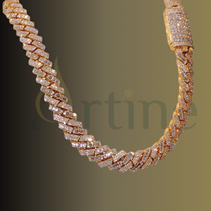 Collier chaîne en acier inoxydable pour homme, aspect poli durable - Product Image 1