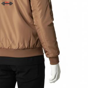 Blouson bomber en velours côtelé pour femme sur mesure 2025, veste coupe-vent OEM, taille plus, motif uni, imperméable, décontracté - Product Image 3