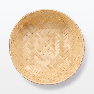 Organisateur de blanchisserie tissé à la main de panier de rangement polyvalent en bambou de base pour le bureau de jardin à la maison-produit du Vietnam - Product Image 4