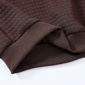 Sweat à capuche d'hiver de qualité assurée pour homme, streetwear uni, imprimé, en coton épais pour homme - Product Image 3