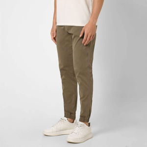 กางเกงวอร์มของผู้ชายกางเกงทรงโอเวอร์ไซส์ผ้าฟลีซซับในสีโลโก้ออกแบบได้ตามต้องการ - Product Image 2