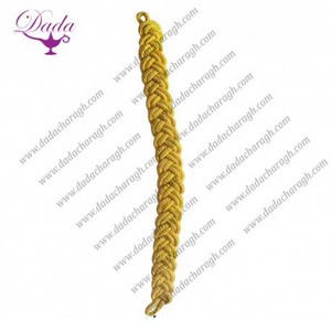 Sangle de cordon de menton torsadé en soie tressée - Product Image 3