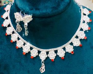 2022แฟชั่นแอฟริกันเครื่องประดับสแตนเลสชุบทอง18พัน24พันหนาดอกไม้ Choker สร้อยคอโซ่