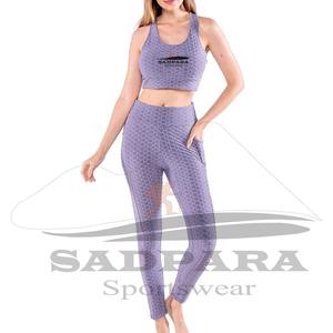 2025 ensemble de sport pour femmes ensembles de Yoga femmes Fitness ensembles sans couture 2 pièces pour femmes coton - Product Image 1