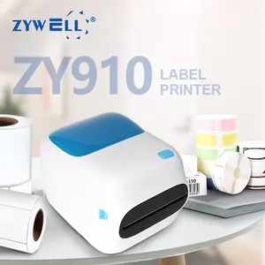 ZYWELL-Impresora térmica de etiquetas, dispositivo de impresión de 4 pulgadas, 4X6, ZY910