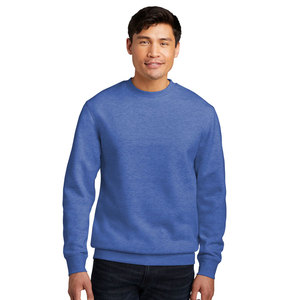 Venta al por mayor 100% algodón tejido personalizado manga larga Unisex OEM personalizado básico, sudadera de mezcla de algodón - Product Image 1