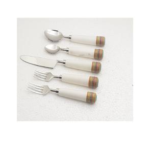 Couverts Métal Acier Inoxydable Avec Couverts Marbre/Poignée En Résine pour Cuisine, Hôtels, Restaurant Ustensile De Luxe Vaisselle De Luxe - Product Image 1